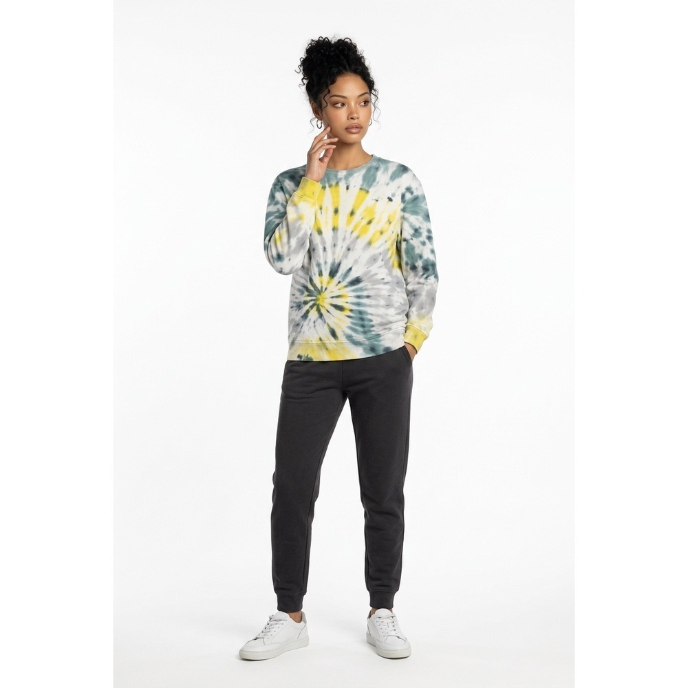 Art Class Tie‎ Dye Sweatshirt Yellow Teal Grey Casual Crewneck Pullover
XL
